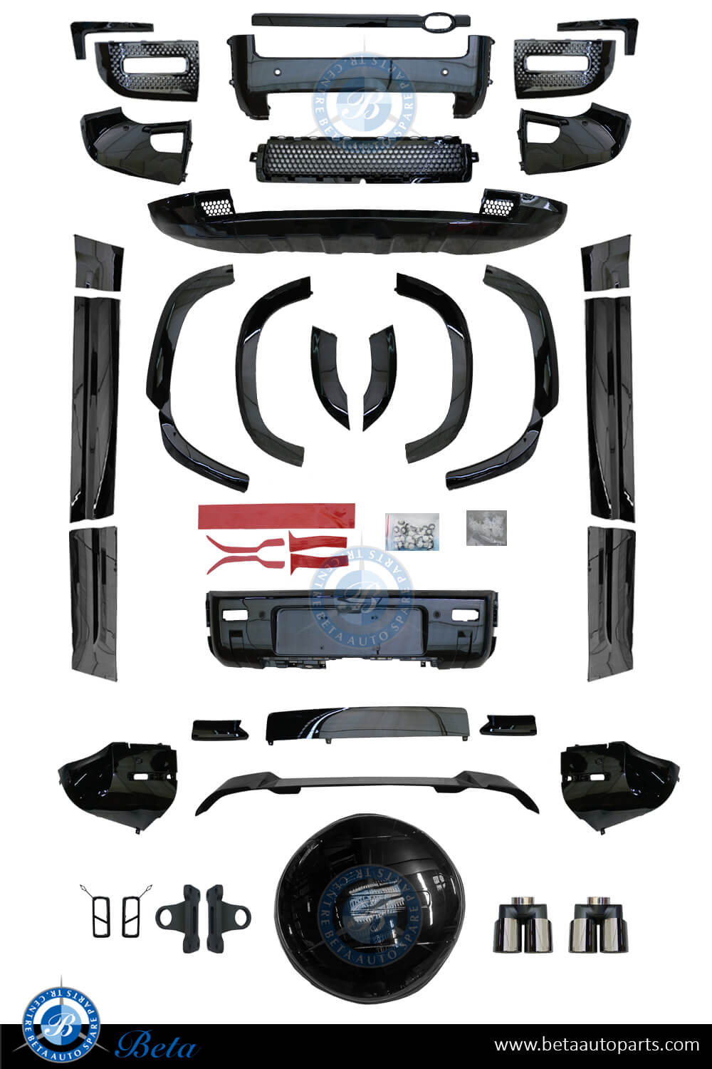 Spoiler Kit for Land Rover Defender 2020-Up models Spoiler Kit for Land Rover Defender 2020-Up models
